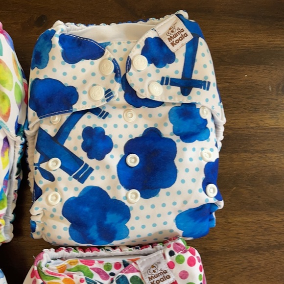 Mama Koala Rainbow Watercolor Pocket Diapers - Picture 5 of 9